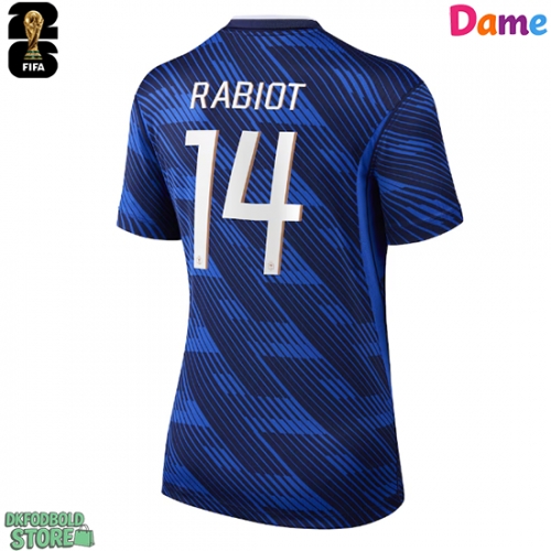 Frankrig Adrien Rabiot #14 Replika Hjemmebanetrøje Dame VM 2026 Kortærmet